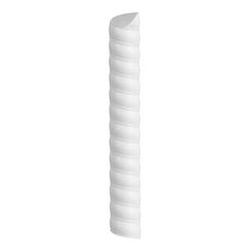 Grande protezione per tronchi di piante da giardino anti-mordicchiamento in plastica protettiva (bianco)
