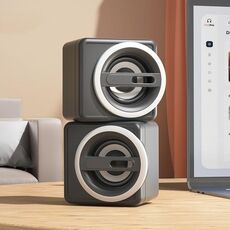 K1 Mini Desktop Computer Altoparlanti cablati Altoparlante subwoofer USB, Colore: Standard Edition Nero