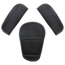 Copertura protettiva per cintura di sicurezza per bambini, dimensioni: 18x12 cm (nero)
