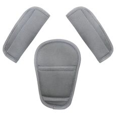 Copertura protettiva per cintura di sicurezza per bambini, dimensioni: 18x12 cm (grigio)