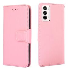 For OPPO Reno12 5G Global Crystal Texture Leather Phone Case(Pink)