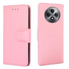 For OPPO Reno12 F 5G Crystal Texture Leather Phone Case(Pink)