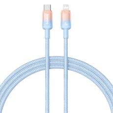 Cavo di ricarica rapida Baseus Discolor Series 20W USB-C/Type-C a 8 pin, lunghezza cavo: 1 m (blu)