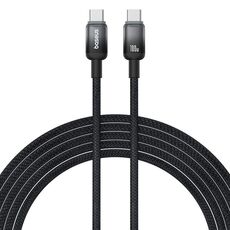 Cavo di ricarica rapida Baseus Discolor Series 100W USB-C/Type-C a USB-C/Type-C, lunghezza cavo: 2 m (nero)
