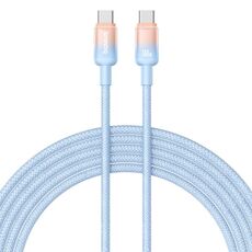 Cavo di ricarica rapida Baseus Discolor Series 100W USB-C/Type-C a USB-C/Type-C, lunghezza cavo: 2 m (blu)