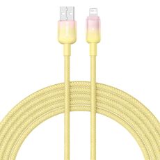 Cavo di ricarica rapida Baseus Discolor Series 2.4A USB a 8 pin, lunghezza cavo: 2 m (giallo)