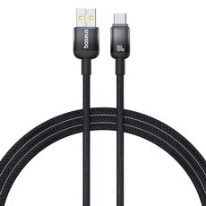 Cavo di ricarica rapida Baseus Discolor Series 100W USB a USB-C / Type-C, lunghezza cavo: 1 m (nero)