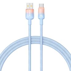 Cavo di ricarica rapida Baseus Discolor Series 100W USB a USB-C / Type-C, lunghezza cavo: 1 m (blu)