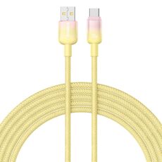 Cavo di ricarica rapida Baseus Discolor Series 100W USB a USB-C / Type-C, lunghezza cavo: 2 m (giallo)