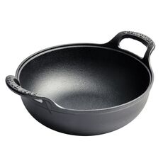 20cm Cast Iron Frying Pan Stewpot Universal Uncoated Non-Stick Casserole
