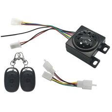 48-72V Electric Motorcycle One-Button Start Remote Lock Anti-Theft Alarm, Specifications: Three-wheeler