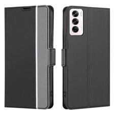 Per OPPO Reno12 5G Global Twill Texture Custodia in pelle con pulsanti laterali (nero)