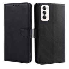 Per OPPO Reno12 5G Global Calf Texture Buckle Flip Custodia in pelle per telefono (nero)