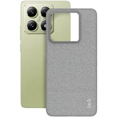 Per Xiaomi 14T imak Ruiyi Series Custodia per telefono in tessuto con texture PU + PC (grigio chiaro)