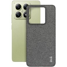 Per Xiaomi 14T imak Ruiyi Series Custodia per telefono in tessuto con texture PU + PC (grigio scuro)