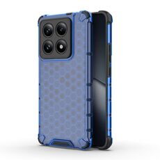 Per Xiaomi 14T Pro 5G Custodia antiurto a nido d'ape globale per telefono (blu)