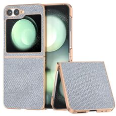 Per Samsung Galaxy Z Flip6 Custodia per telefono con rivestimento nano e texture a diamante (nero)