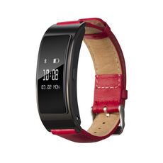 Per cinturino in pelle lucida Huawei Band 7 (rosso)