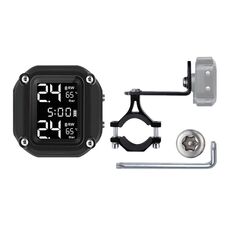 Monitor della pressione dei pneumatici per motociclette antivibranti M4 con supporto a vite antifurto