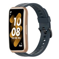Per cinturino in silicone tinta unita Huawei Band 7 (blu notte)