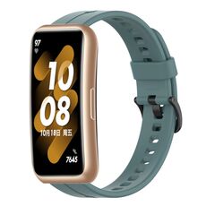 Per cinturino in silicone tinta unita Huawei Band 7 (Rock Cyan)