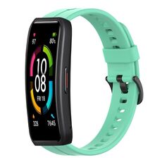 Per cinturino in silicone tinta unita Huawei Band 6 (blu lago)