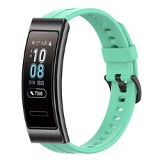 Per cinturino in silicone tinta unita Huawei Band 3 (blu lago)