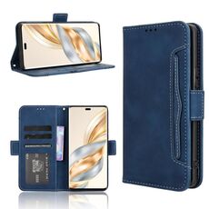 Per Honor X60 Pro 5G / X9C 5G Custodia in pelle con texture in vitello e slot per schede (blu)