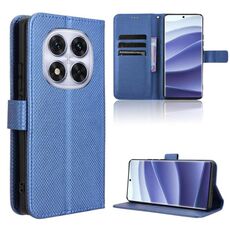 Per Redmi Note 14 Pro+ 5G Custodia in pelle con texture a diamante (blu)