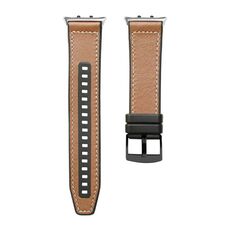 Per Honor Watch 5 cinturino in pelle ibrida in silicone (marrone)