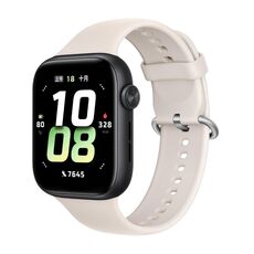 Per Honor Watch 5 cinturino in silicone morbido con fibbia argentata tinta unita (oro mattutino)