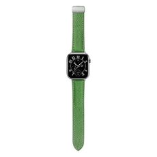Per Honor Watch 5 cinturino in pelle con fibbia pieghevole magnetica con trama Litchi (verde)