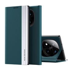 Per Xiaomi Redmi Note 14 Pro+ 5G Custodia per telefono in pelle con rivestimento elettrolitico laterale (verde)