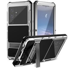 Per Samsung Galaxy S25 Ultra 5G R-JUST Life Custodia per telefono impermeabile antipolvere e antiurto (argento)