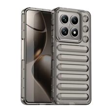 Per Xiaomi 14T Capsule Series Candy Color IMD Phone Case (Grigio trasparente)