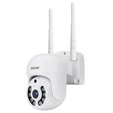 ESCAM WNK710 Telecamera intelligente a doppia sorgente luminosa WiFi con rilevamento del movimento HD da 3 MP, spina UK (bianca)
