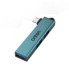 Onten UC51 3 in 1 HUB Type-C a USB (verde pino)