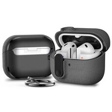 Per Samsung Galaxy Buds3 / 3 Pro Mars Earphone Custodia protettiva con blocco di sicurezza (vernice grigia)