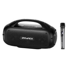 awei Y886 Altoparlante portatile TWS Bluetooth con microfono (nero)