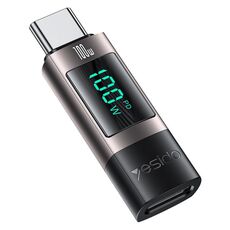 Adattatore per display digitale in lega di alluminio Yesido GS24 100W USB-C / Type-C a USB-C / Type-C (ossidato)