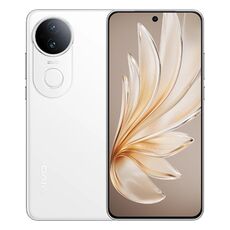 vivo S20, 8 GB + 256 GB, Face ID / identificazione impronta digitale schermo, 6,67 pollici Android 15 Snapdragon 7 Gen 3 Octa Core, OTG, NFC, rete: 5G (bianco)