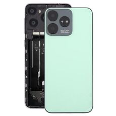 Per ZTE Axon 50 Lite 8050 Cover posteriore in vetro per batteria con cornice centrale/Copertura obiettivo fotocamera (verde)