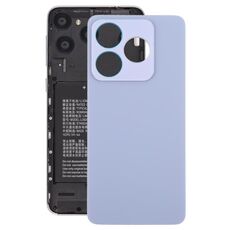 Per ZTE Axon 60 Lite Cover posteriore in vetro con adesivo (viola)