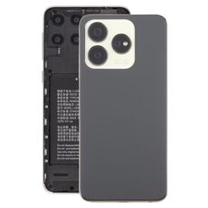 Per ZTE Axon 60 / V60 Z2356 Cover posteriore in vetro per batteria con cornice centrale / Cover per obiettivo della fotocamera (nero)