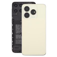 Per ZTE Axon 60 / V60 Z2356 Cover posteriore in vetro per batteria con cornice centrale / Cover per obiettivo della fotocamera (oro)