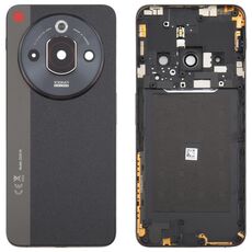 Per ZTE nubia Focus Pro Z2351N Cover posteriore in vetro per batteria con cornice centrale/Copertura per obiettivo della fotocamera (nero)