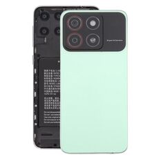 Per ZTE Blade A35 Z2453 Cover posteriore batteria con cornice centrale/Copertura obiettivo fotocamera (verde)