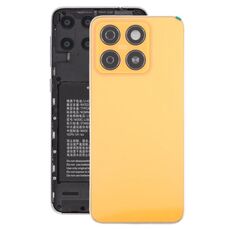 Per ZTE Blade A55 Z2450 Cover posteriore della batteria con cornice centrale/Copertura dell'obiettivo della fotocamera (arancione)
