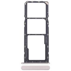 Per Nokia C32 Vassoio scheda SIM originale + Vassoio scheda SIM + Vassoio scheda Micro SD (oro)