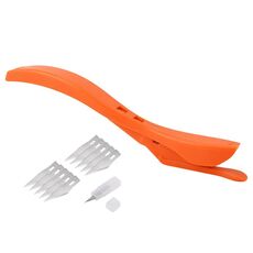 Taglierina per pellicole per auto con 10 lame (arancione)